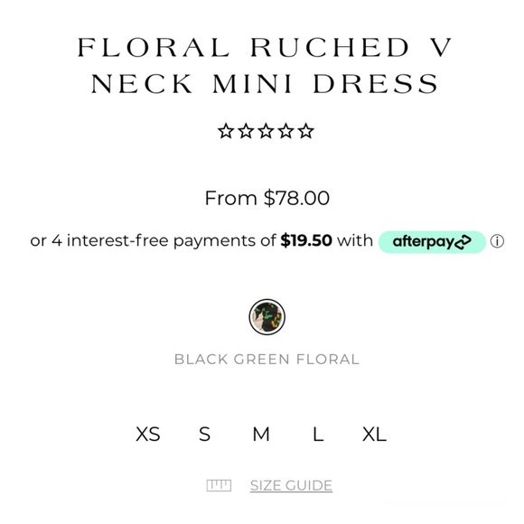 ASTR Black and Yellow Floral Ruched Mini Dress (NWT) - Picture 3 of 11